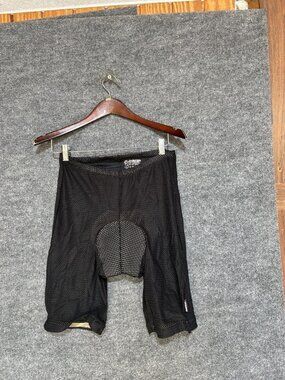 Pace Sportswear Cycling Shorts Mens Large Black Padded Chamois 8.5 Inseam Bike